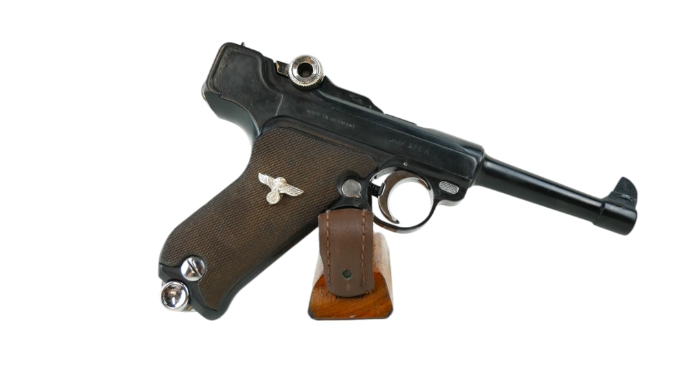 USED Erma Werke LA-22 .22 LR 4.5" Good Condition Aftermarket Grips-img-0