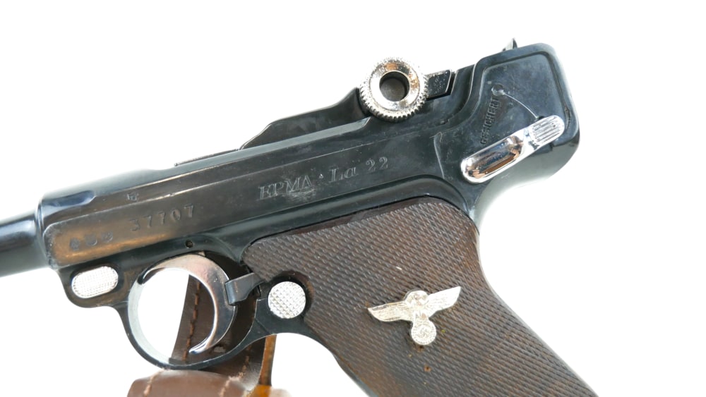 USED Erma Werke LA-22 .22 LR 4.5" Good Condition Aftermarket Grips-img-9