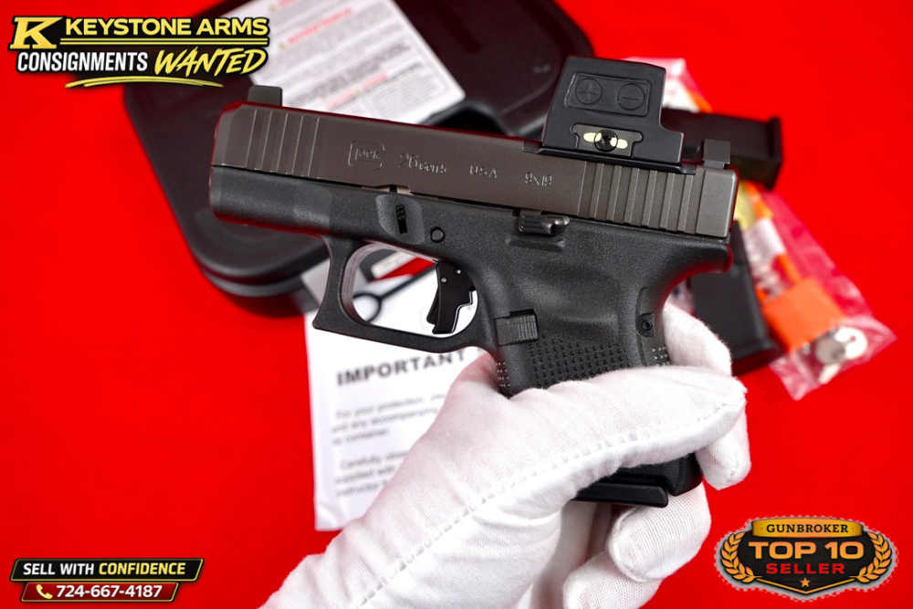 Awesome Glock G26 Gen 5 MOS 9mm w/ Holosun, Action Work & More As New-img-12