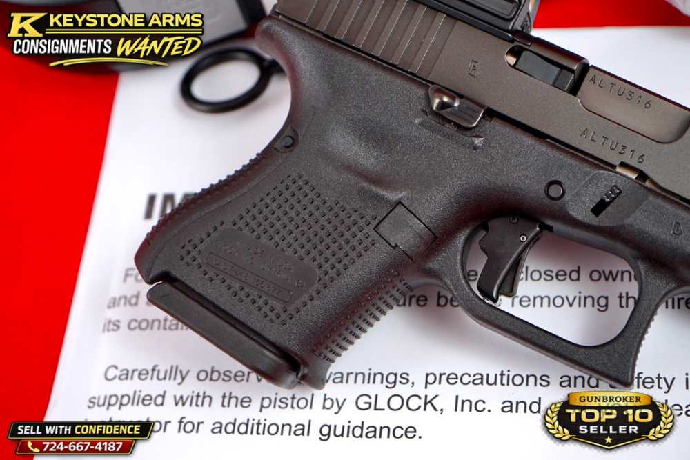 Awesome Glock G26 Gen 5 MOS 9mm w/ Holosun, Action Work & More As New-img-10