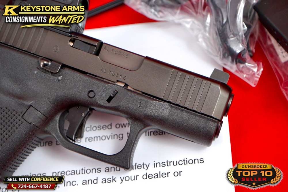 Awesome Glock G26 Gen 5 MOS 9mm w/ Holosun, Action Work & More As New-img-8