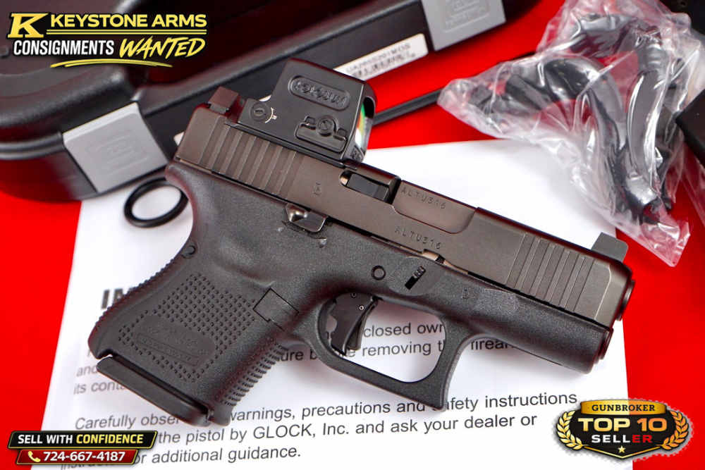 Awesome Glock G26 Gen 5 MOS 9mm w/ Holosun, Action Work & More As New-img-7