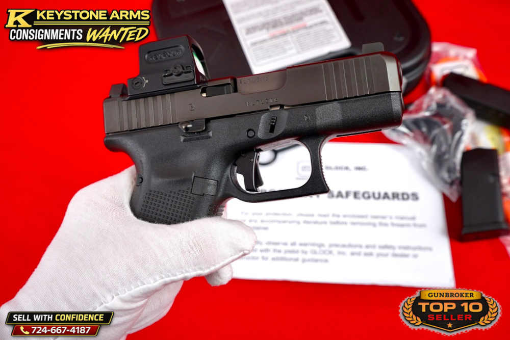 Awesome Glock G26 Gen 5 MOS 9mm w/ Holosun, Action Work & More As New-img-11