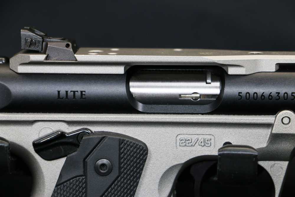 NEW! Ruger Mark IV 22/45 Lite Elite Concrete 22LR 4.4" 10-round-img-7