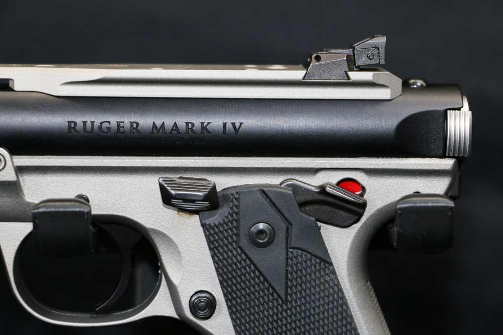 NEW! Ruger Mark IV 22/45 Lite Elite Concrete 22LR 4.4" 10-round-img-3