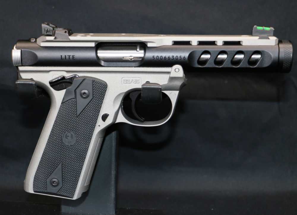 NEW! Ruger Mark IV 22/45 Lite Elite Concrete 22LR 4.4" 10-round-img-5