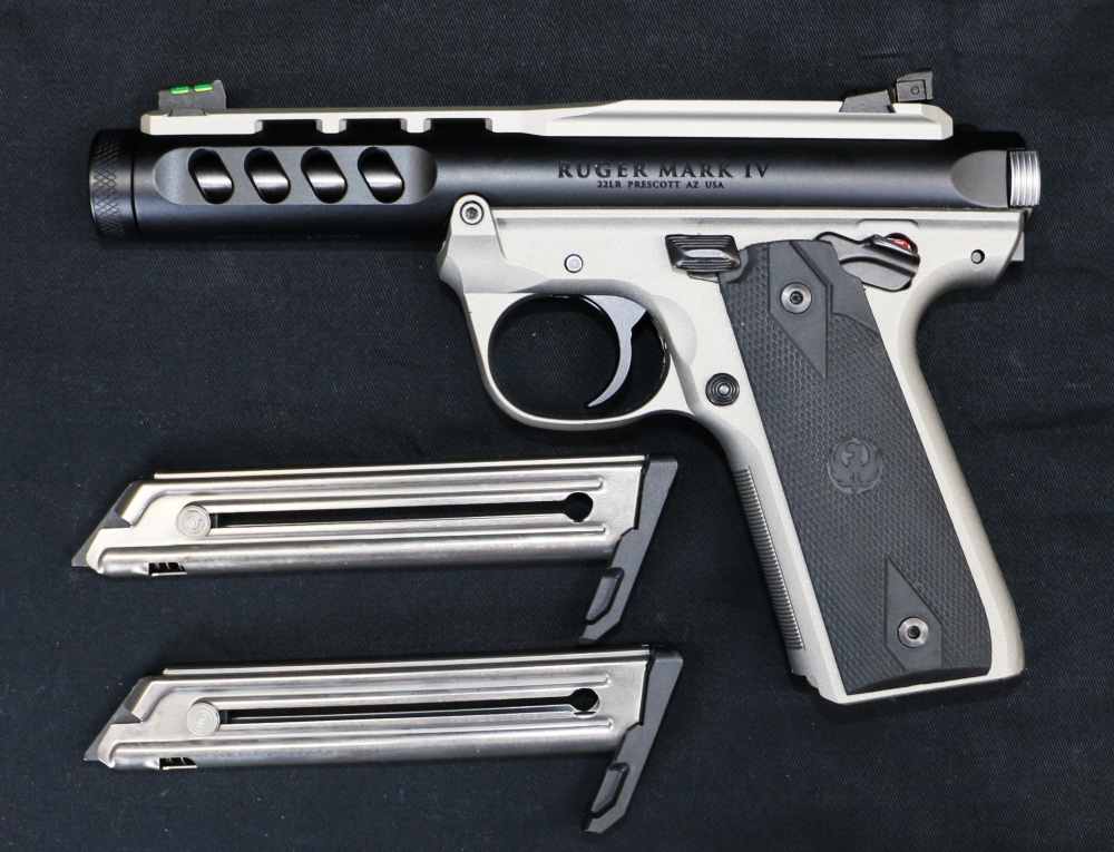 NEW! Ruger Mark IV 22/45 Lite Elite Concrete 22LR 4.4" 10-round-img-20