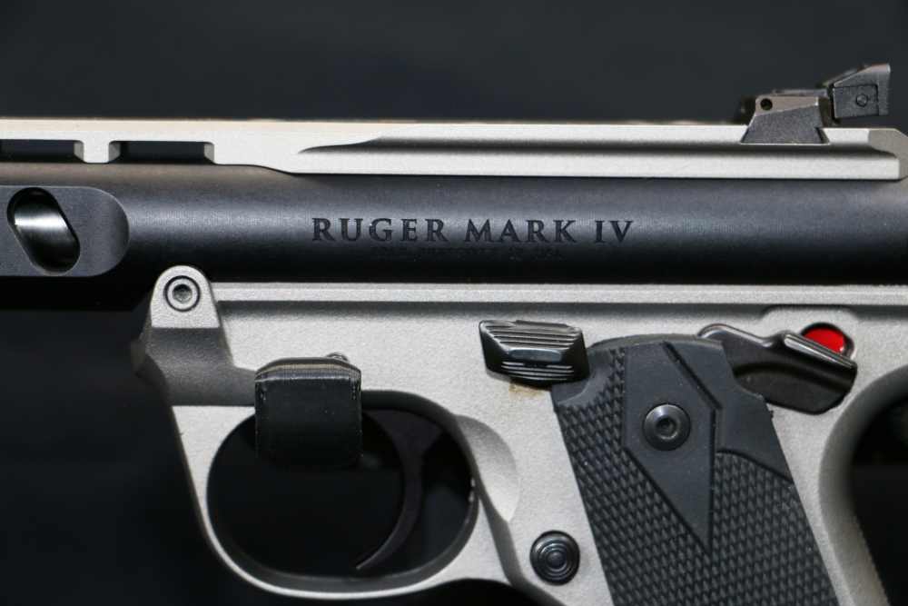 NEW! Ruger Mark IV 22/45 Lite Elite Concrete 22LR 4.4" 10-round-img-2