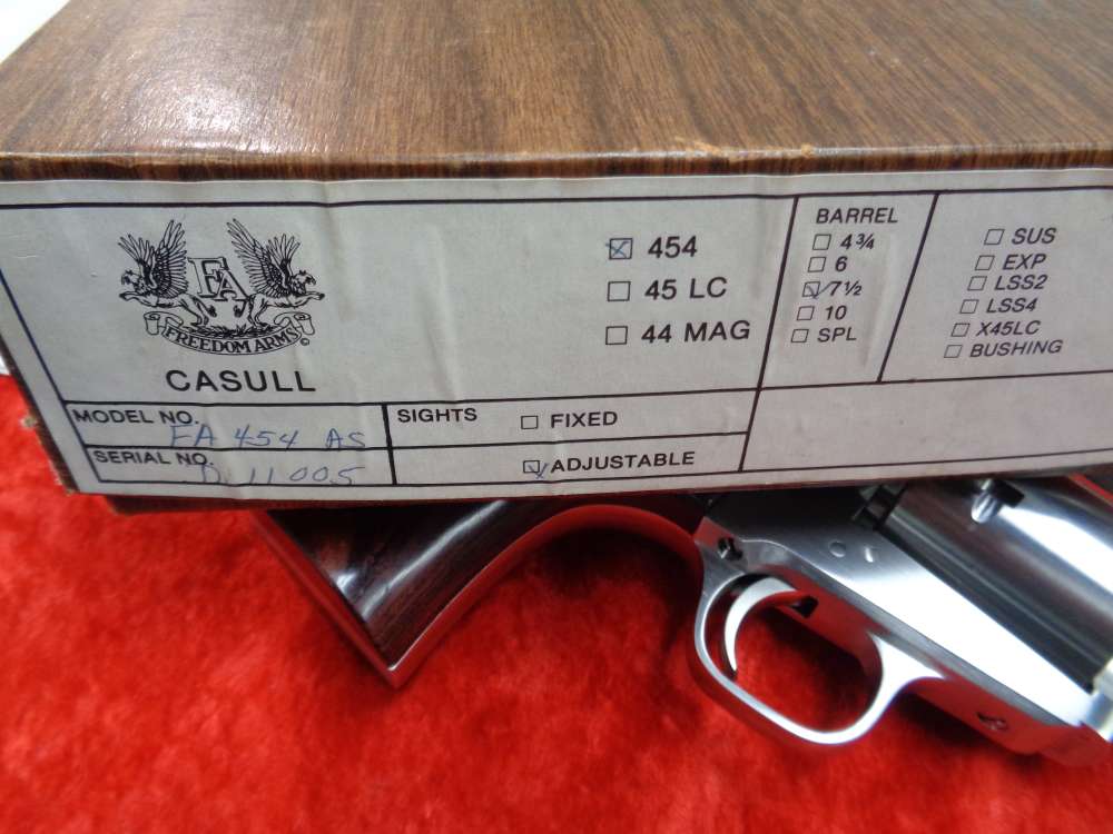 Freedom Arms Model 83 Premier FA454AS 7.5 Magnaport Scope Mount Box I TRADE-img-28