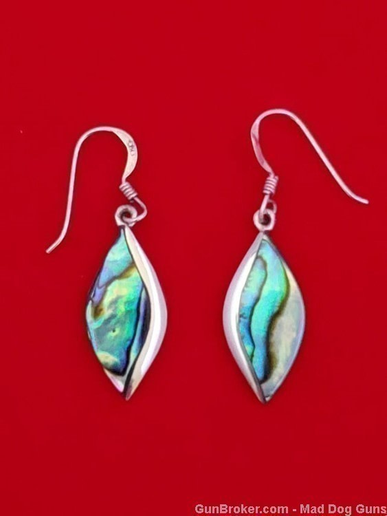 925 Sterling Silver & Abalone Necklace Set. S38.*REDUCED*-img-2