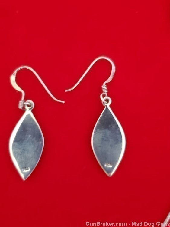 925 Sterling Silver & Abalone Necklace Set. S38.*REDUCED*-img-3