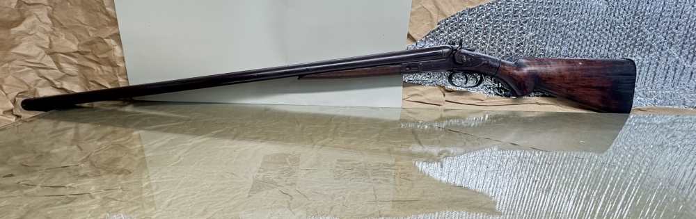 Early Antique Late 1800s Parker Bros front lock 12 gauge SXS 30” C&R-img-1