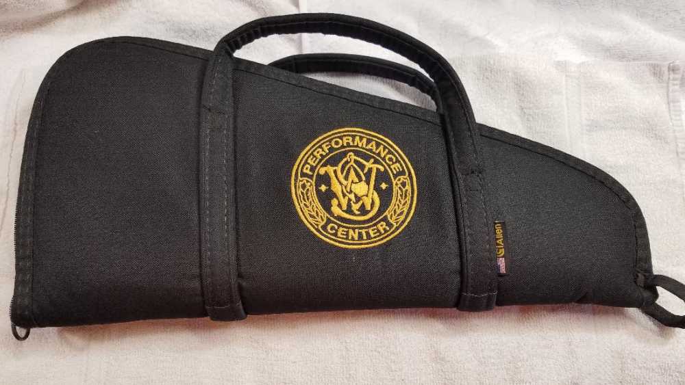 SMITH & WESSON FACTORY SOFT CASE FOR LARGE FRAME REVOLVER 8.75 BARREL NEW-img-0