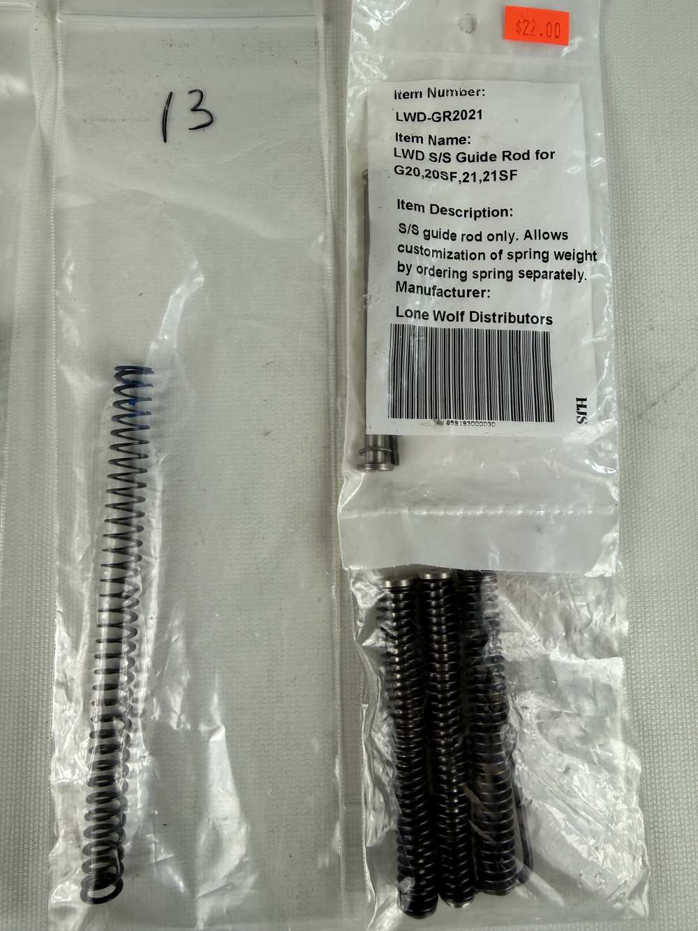 Glock Parts- Guide Rod and Spring Bundle(Gunsmith Special)-img-2