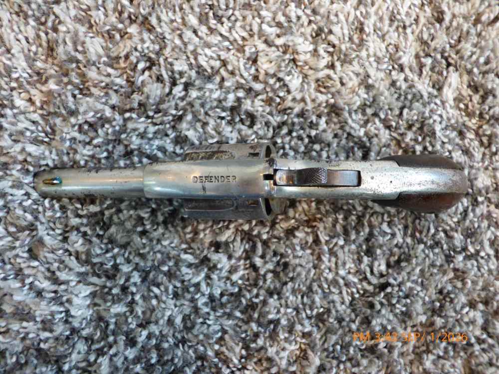 Iver Johnson Defender antique revolver from 1800's-img-2