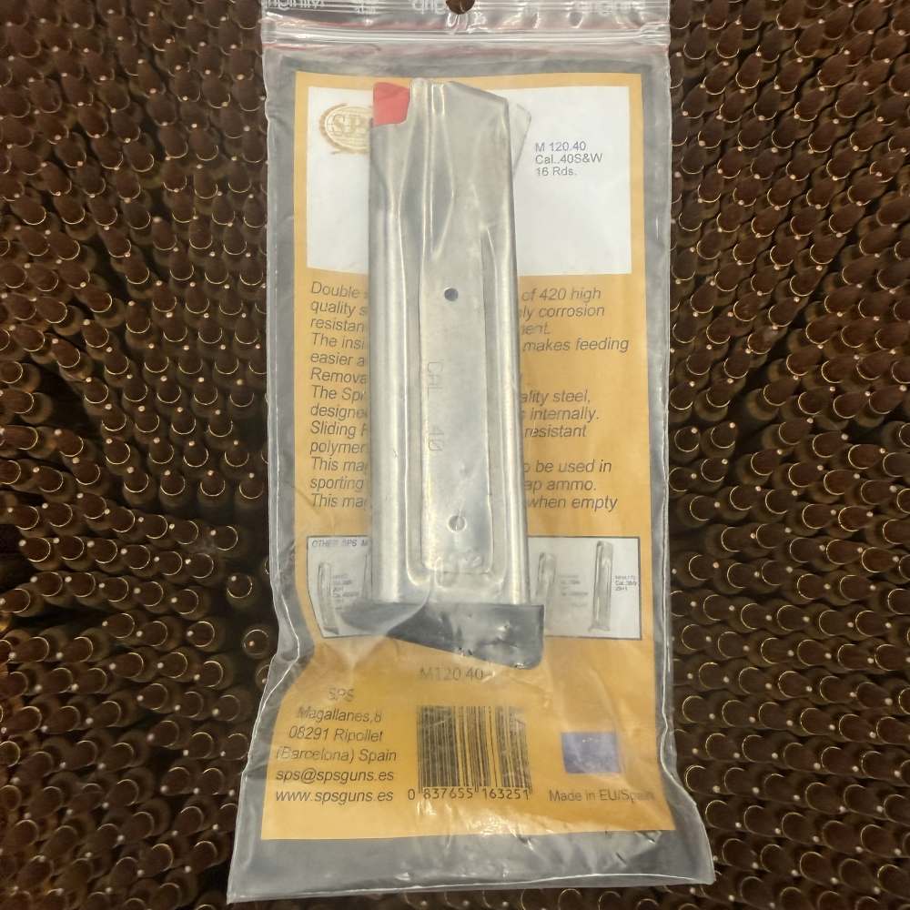 SPS .40 S&W Double Stack 1911 Magazine M120.40 16rd Clip-img-1