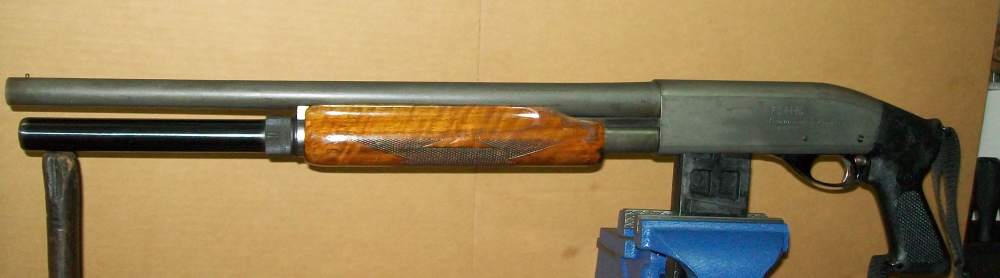 POLICE TRADE-IN REMINGTON 870 WINGMASTER PISTOL GRIP PUMP SHOTGUN-img-0