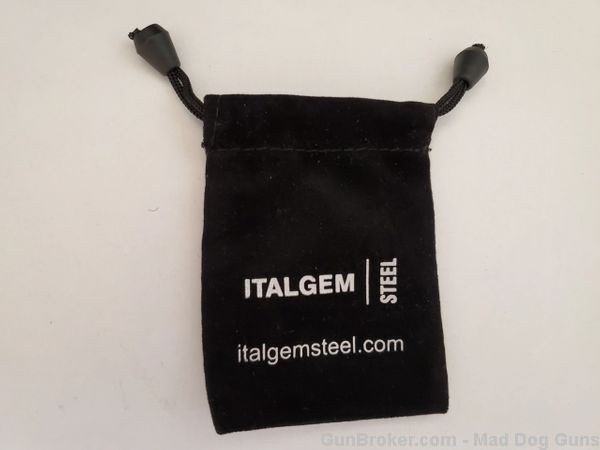 ITALGEM STEEL Stainless Steel & IP Yellow Gold Cuff Links. CL26.  *REDUCED*-img-2