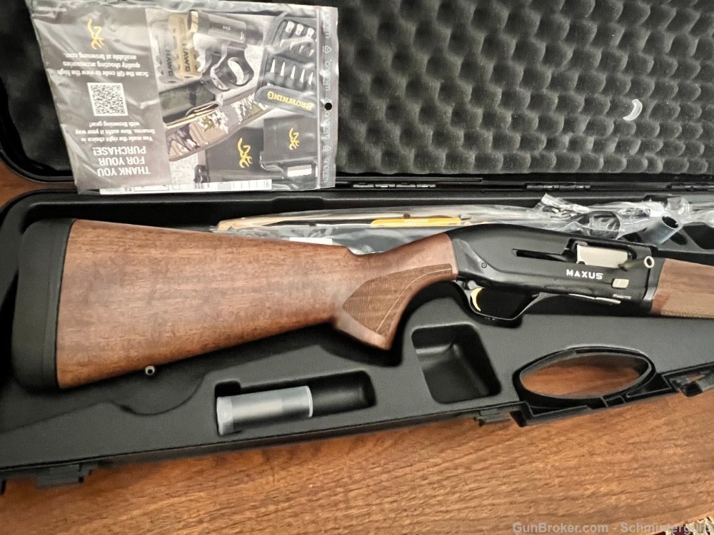 BROWNING MAXUS II HUNTER 12/26 3" Wood Stock  INVECTOR PLUS 12ga   NEW-img-0