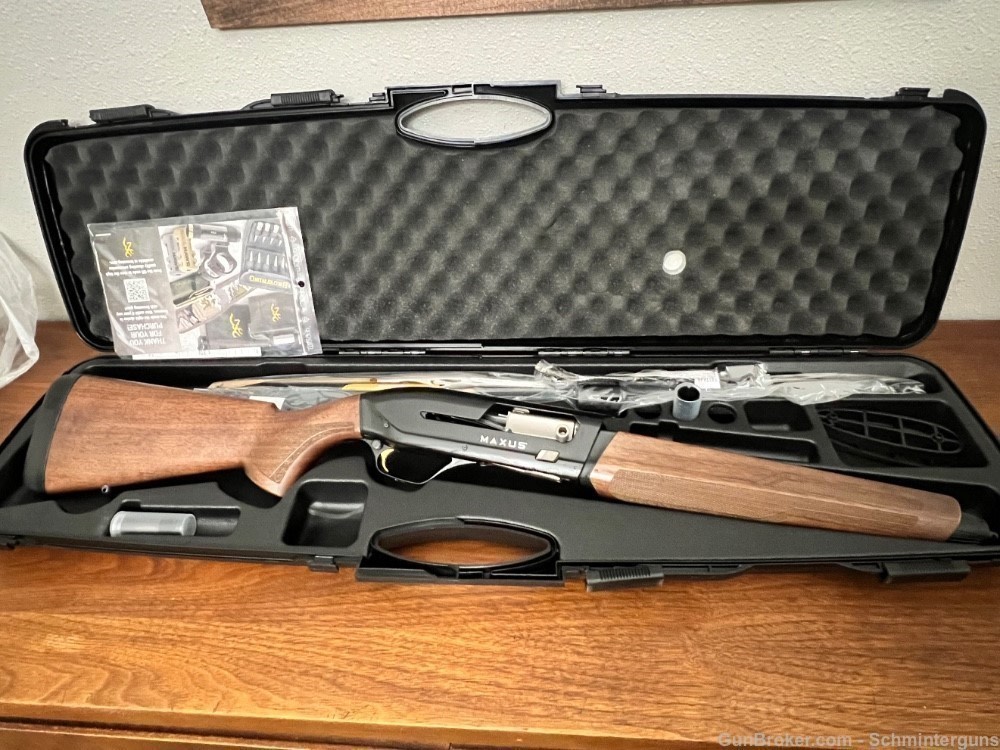 BROWNING MAXUS II HUNTER 12/26 3" Wood Stock  INVECTOR PLUS 12ga   NEW-img-2