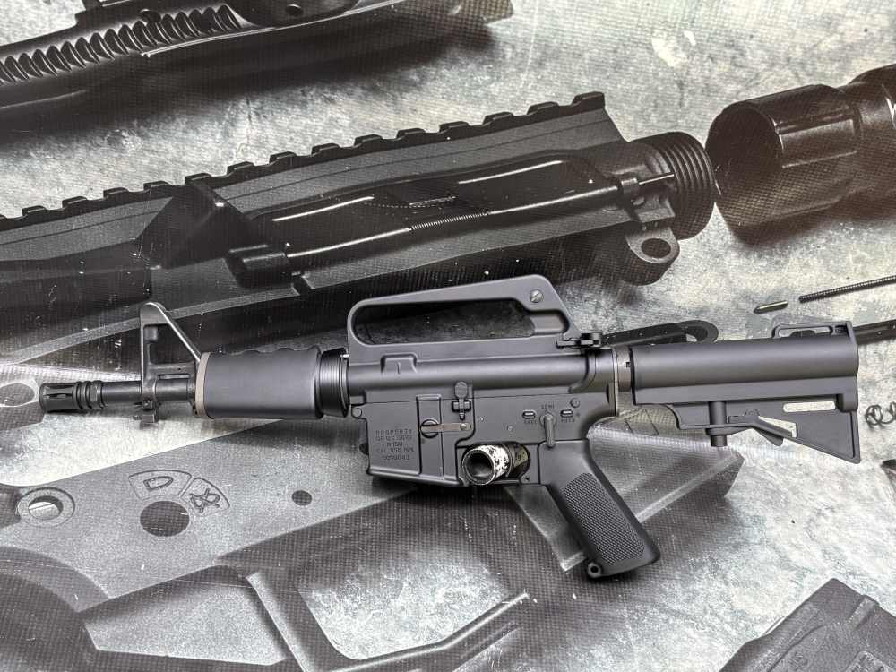 607 CAR-15 XM177 DOE 5.56 retro clone M16A1 lower 8" kitty kat -img-1