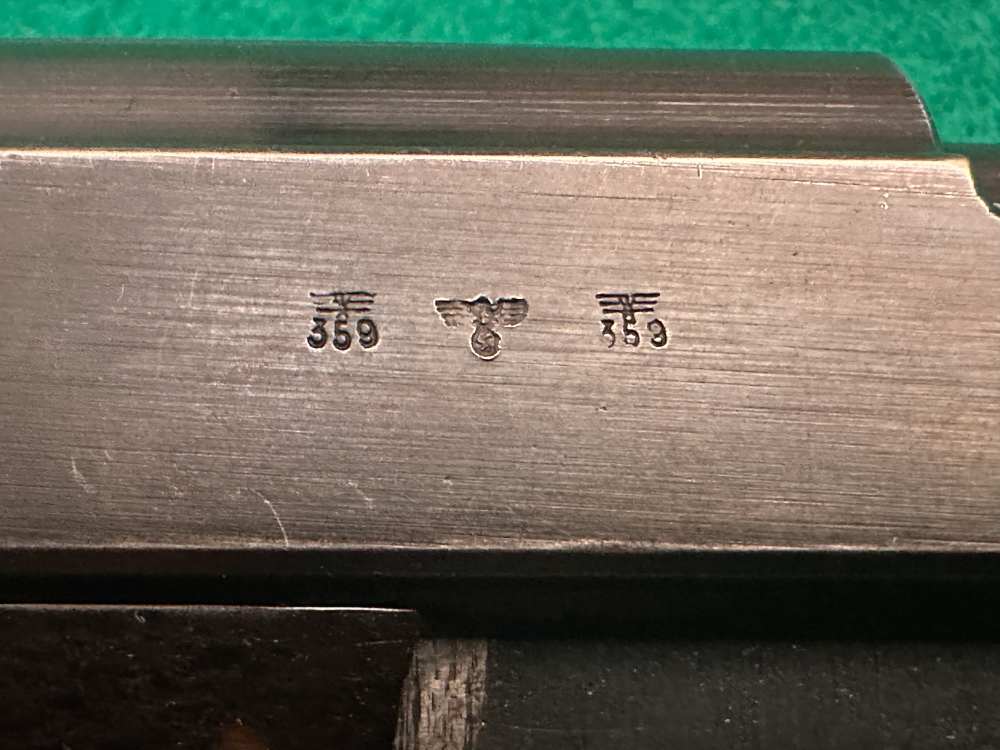 Walther P38 ac/42 German WWII Military Very Fine All Original Bring Back-img-7