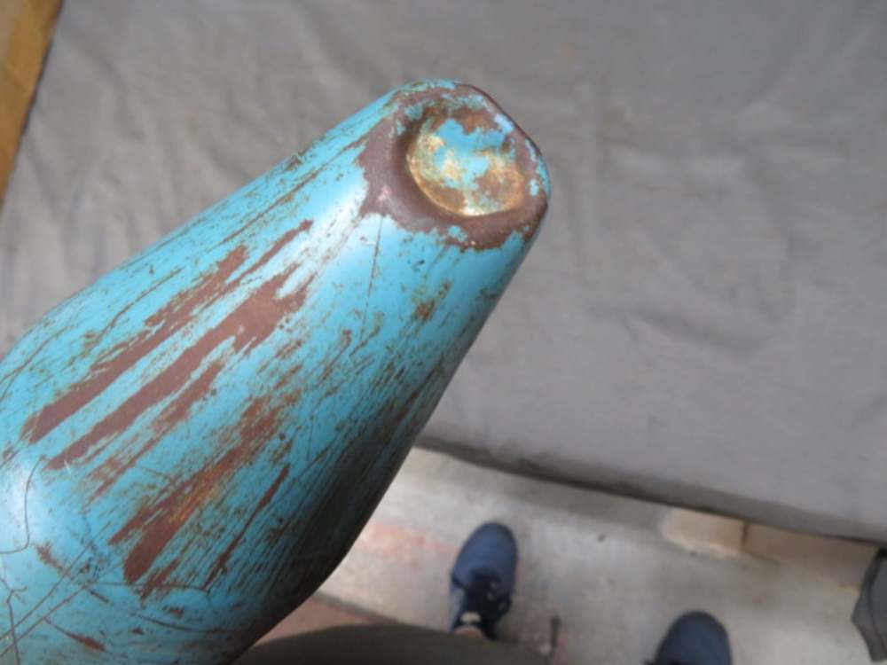 KOREAN WAR US M29A2 3.5 INCH SUPER BAZOOKA PRACTICE ROCKET-1953 w/TAG-img-12