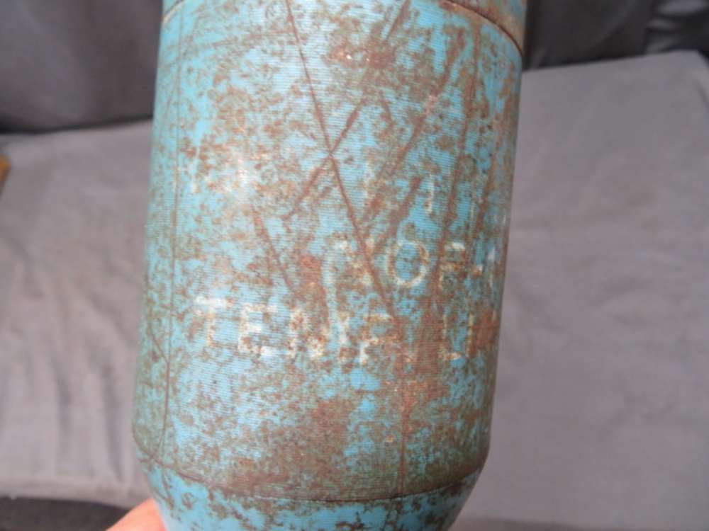 KOREAN WAR US M29A2 3.5 INCH SUPER BAZOOKA PRACTICE ROCKET-1953 w/TAG-img-8