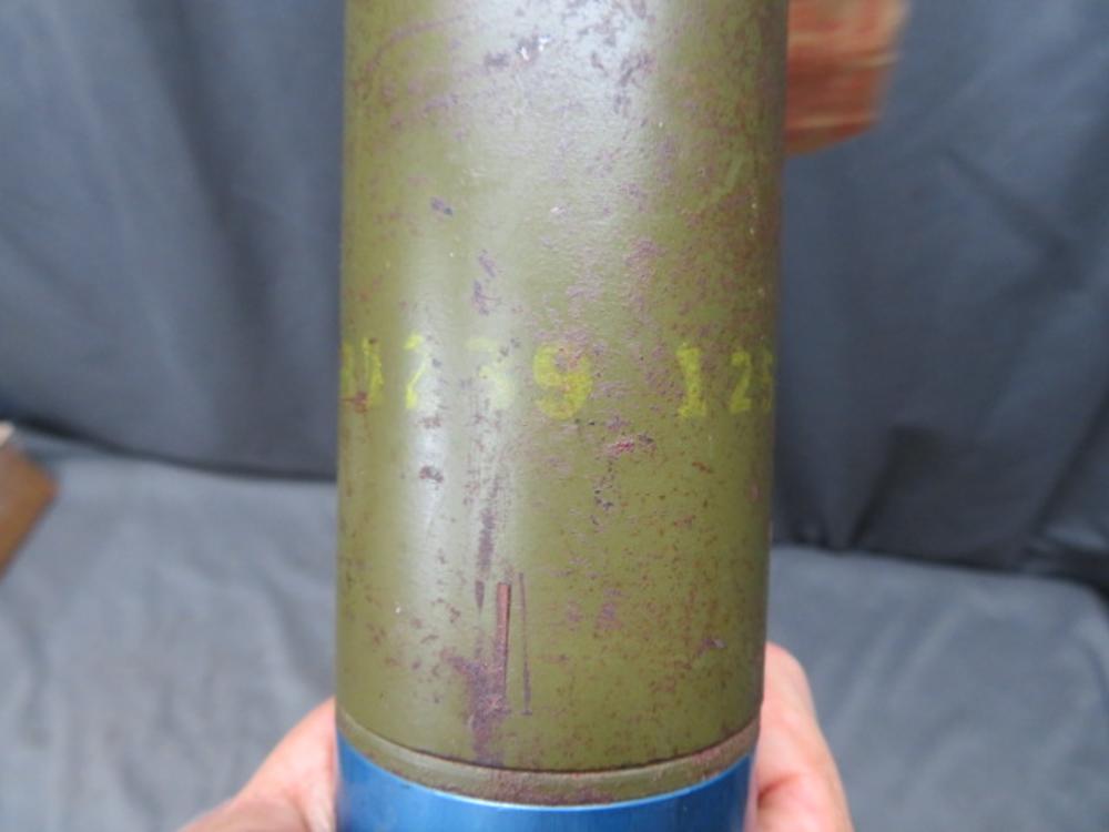 KOREAN WAR US M29A2 3.5 INCH SUPER BAZOOKA PRACTICE ROCKET-1953 w/TAG-img-6