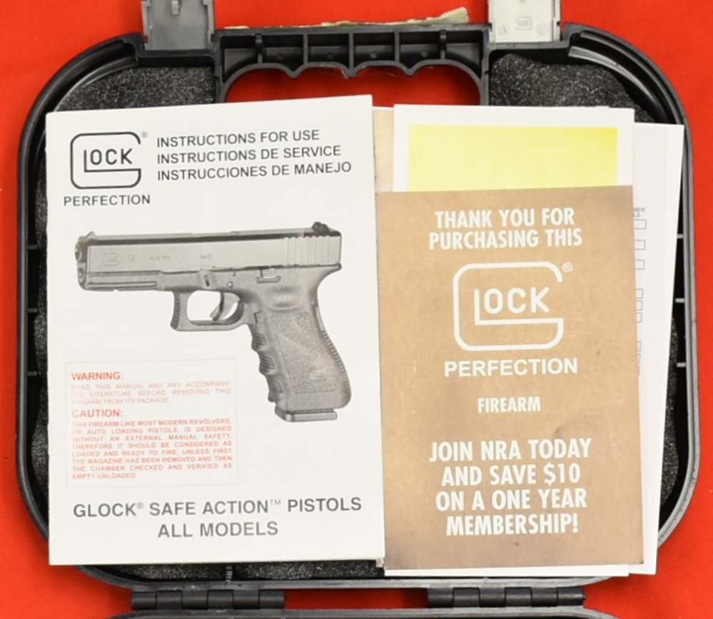Glock 37 .45 GAP 4.49" BBL Magazines Factory Glock Night Sight Original Box-img-2