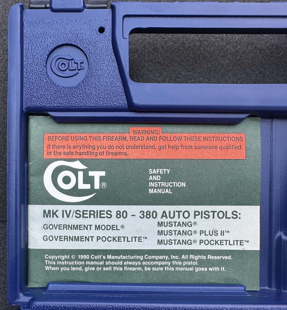 Colt Government Pocketlite.380 ACP, baby 1911, Discontinued, 1993-img-40