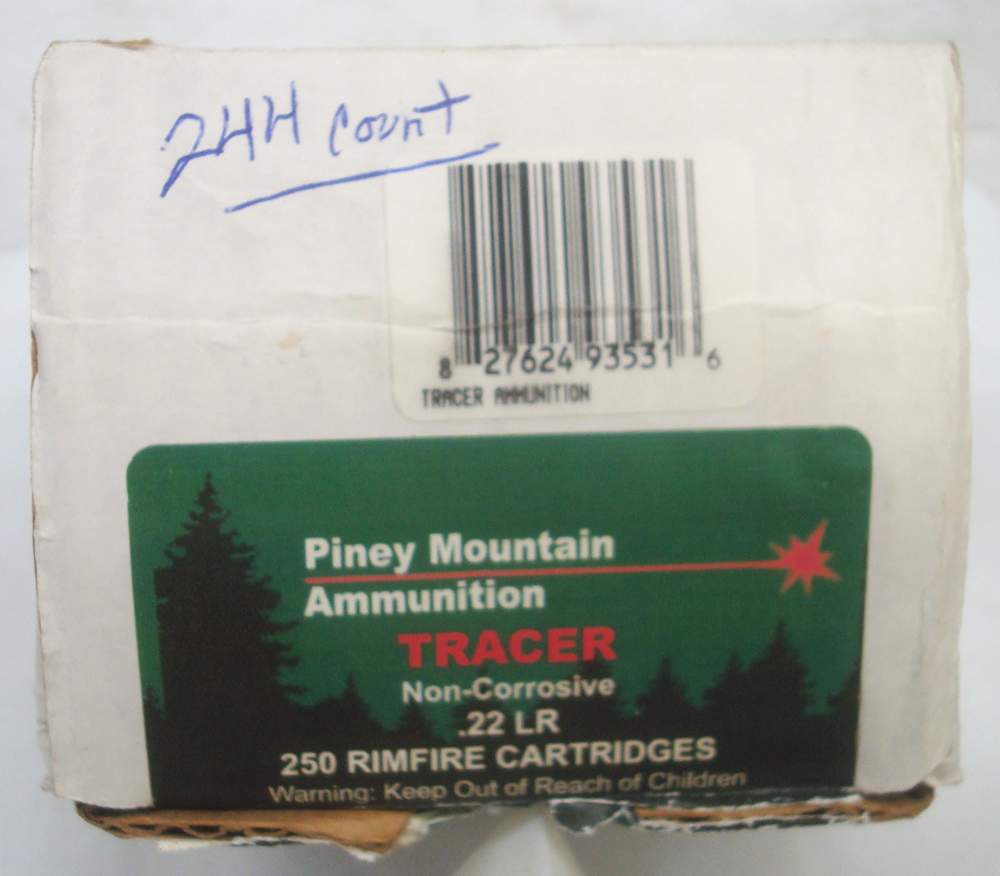 244 Piney Mountain .22 LR RED TRACER New 22 Ammunition-img-2
