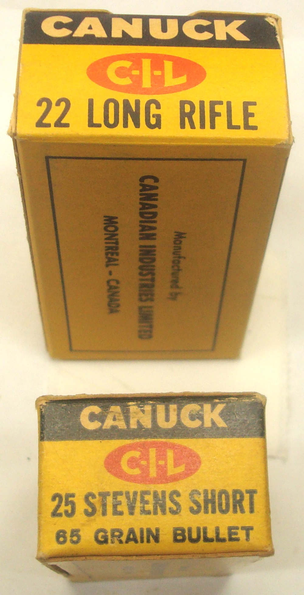 44 CANUCK 25 Stevens Short 65 grain RUSTLESS NOS brass VINTAGE ammunition-img-4