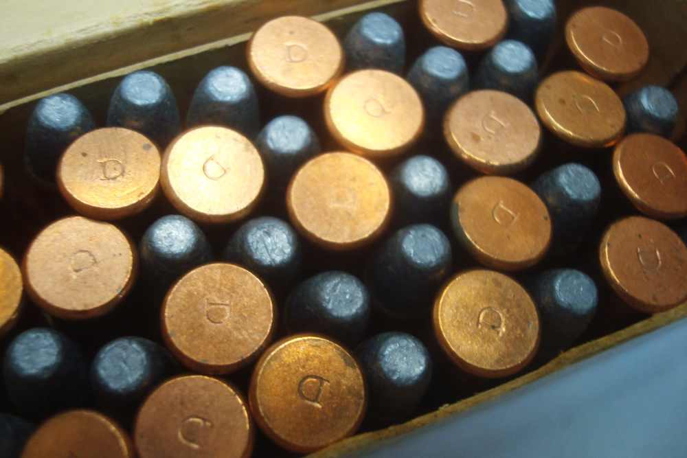 44 CANUCK 25 Stevens Short 65 grain RUSTLESS NOS brass VINTAGE ammunition-img-9