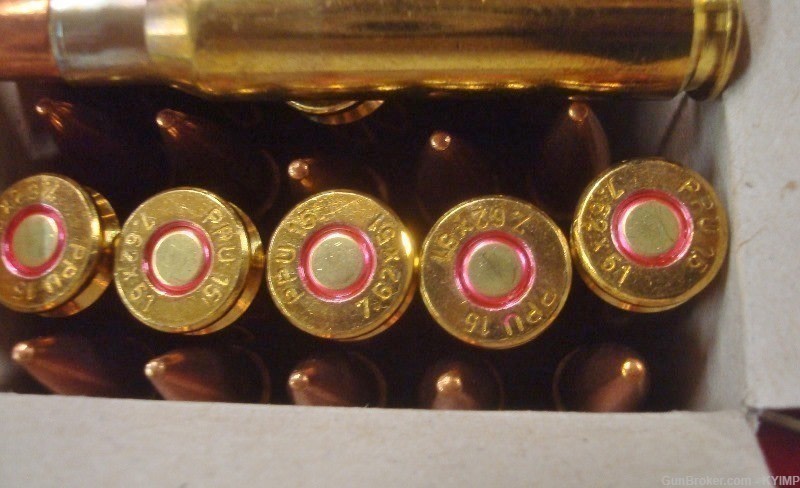 500 PPU .308 FMJ BT 145 grain Factory New Brass M80 .308 Ammunition-img-4