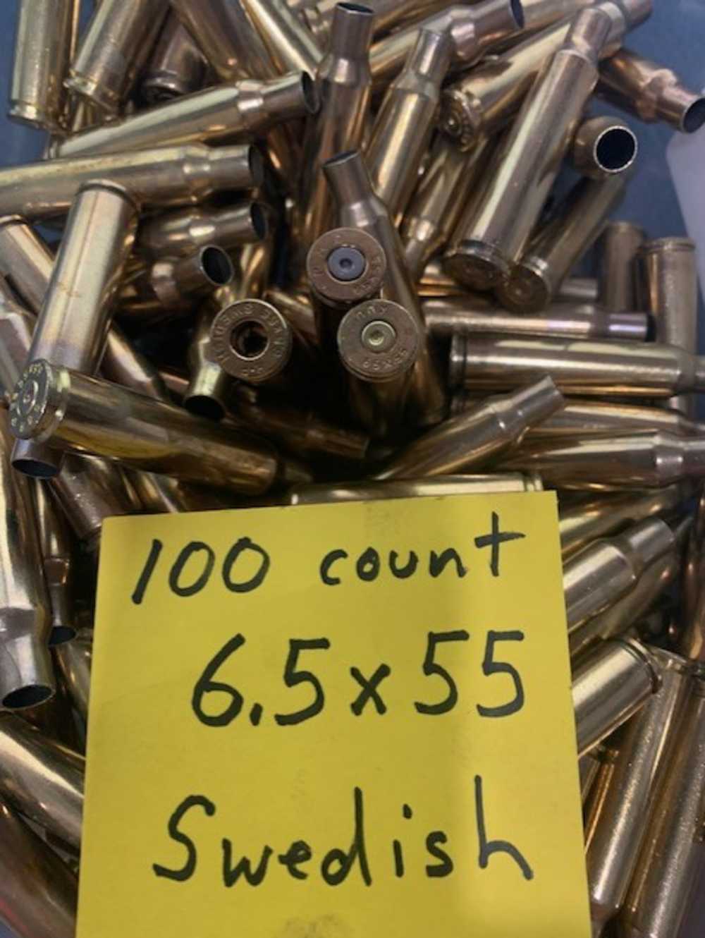 100 Count 6.5 x 55 Swedish brass-img-0