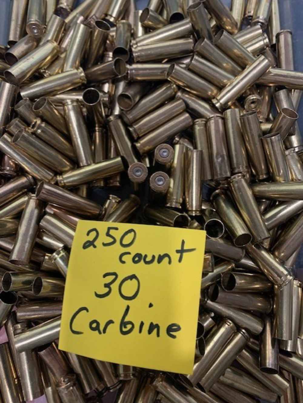 250 Count mixed 30 Carbine brass-img-0
