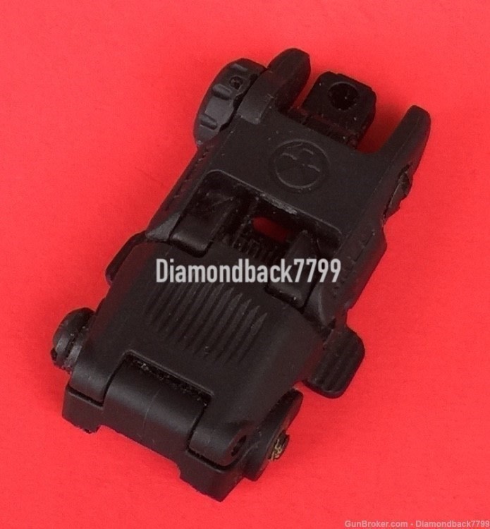 MAGPUL MAG248-BLK MBUS Back-up Flip-Up Rear Sight BLACK-img-2
