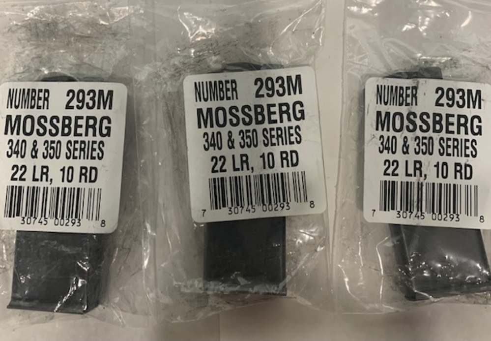 3 Mags number 293M Mossberg 340 & 350 Series 22 LR 10 RD-img-0
