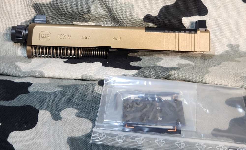 Glock 19X Gen5 V 9MM Complete Slide MOS Threaded Barrel NEW-img-1