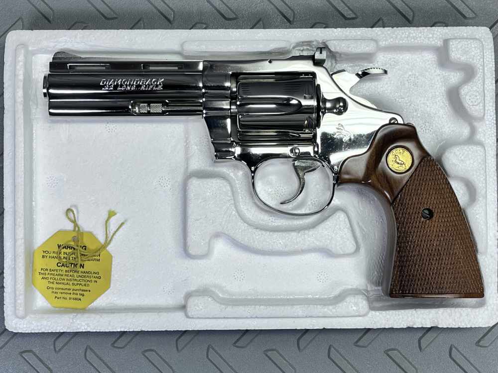 RARE 1966 COLT DIAMONDBACK MODEL D5141 NICKEL FINISH .22LR 4", NO CC FEES-img-26