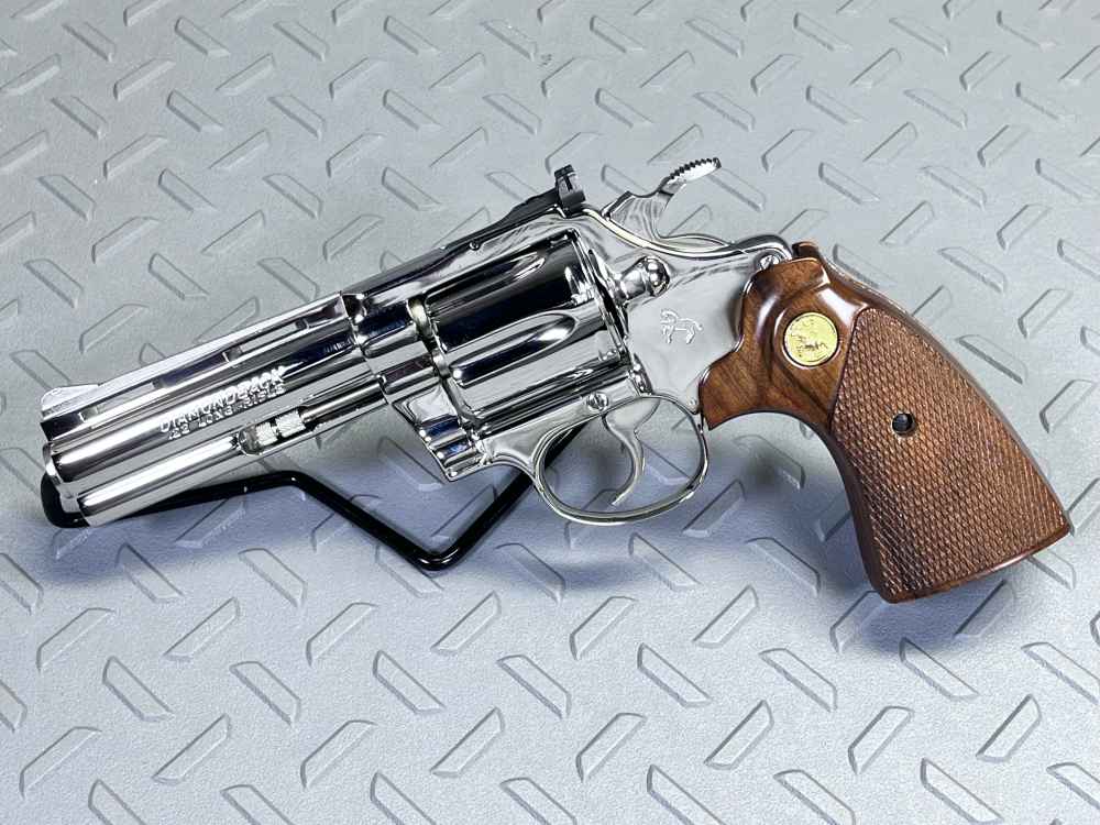 RARE 1966 COLT DIAMONDBACK MODEL D5141 NICKEL FINISH .22LR 4", NO CC FEES-img-5