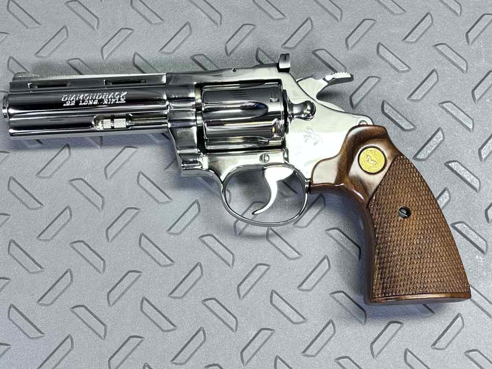 RARE 1966 COLT DIAMONDBACK MODEL D5141 NICKEL FINISH .22LR 4", NO CC FEES-img-8