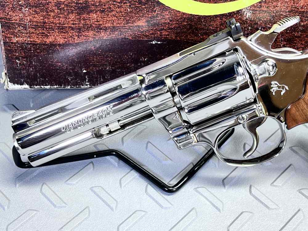 RARE 1966 COLT DIAMONDBACK MODEL D5141 NICKEL FINISH .22LR 4", NO CC FEES-img-4