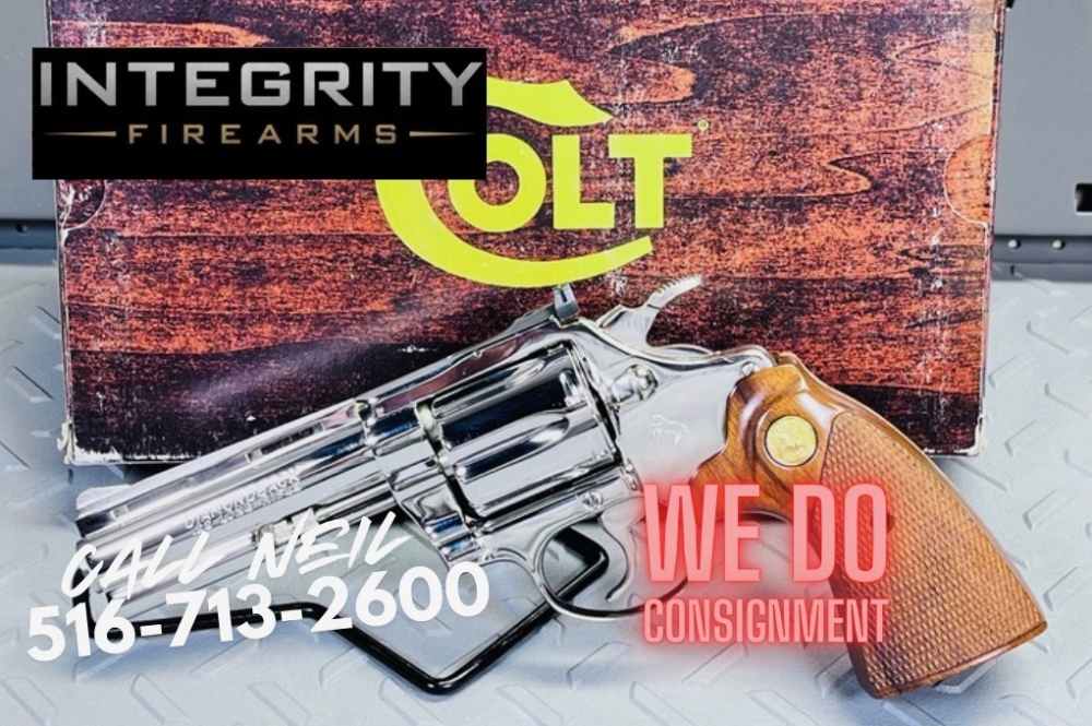 RARE 1966 COLT DIAMONDBACK MODEL D5141 NICKEL FINISH .22LR 4", NO CC FEES-img-0