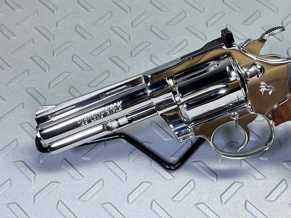 RARE 1966 COLT DIAMONDBACK MODEL D5141 NICKEL FINISH .22LR 4", NO CC FEES-img-7