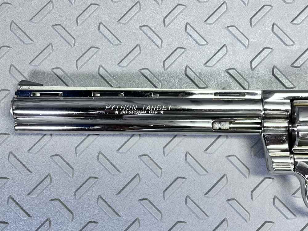 ONLY 251 MADE COLT PYTHON TARGET MODEL I3683 8" BARREL .38 SPL NO CC FEES -img-9