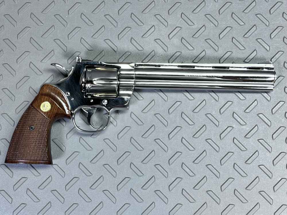 ONLY 251 MADE COLT PYTHON TARGET MODEL I3683 8" BARREL .38 SPL NO CC FEES -img-13