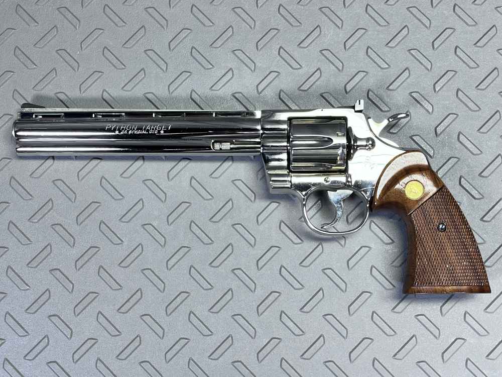 ONLY 251 MADE COLT PYTHON TARGET MODEL I3683 8" BARREL .38 SPL NO CC FEES -img-7