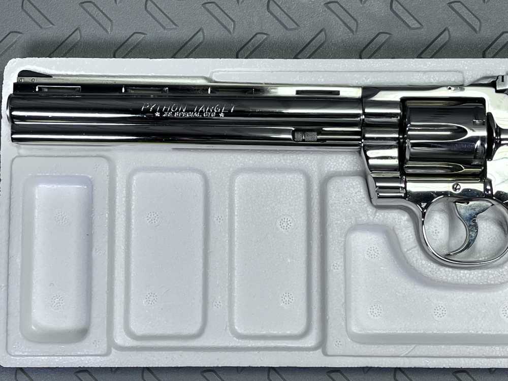 ONLY 251 MADE COLT PYTHON TARGET MODEL I3683 8" BARREL .38 SPL NO CC FEES -img-29